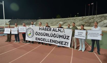 Kıbrıslı gazetecilere basın özgürlüğü desteği