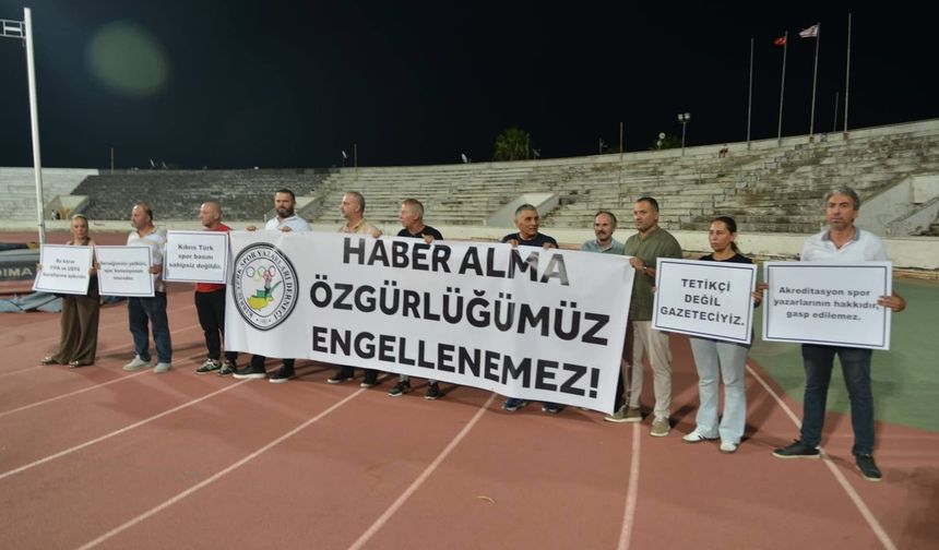 Kıbrıslı gazetecilere basın özgürlüğü desteği