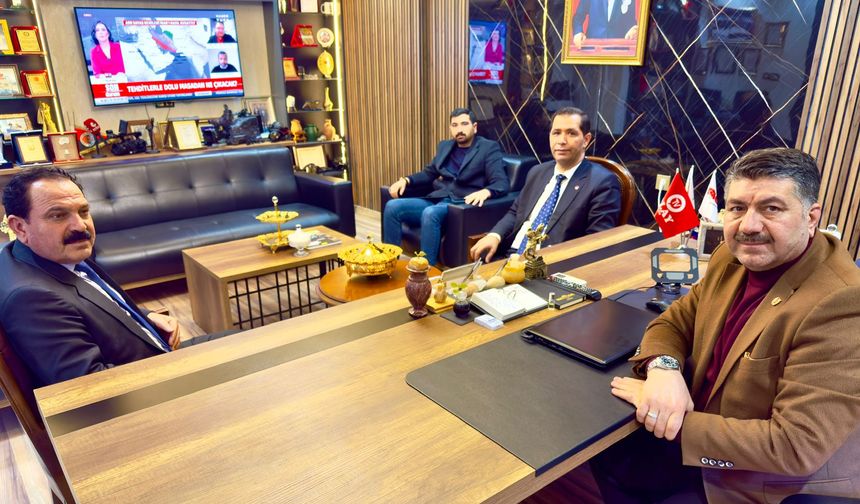 SP Şanlıurfa İl Başkanı Halil Yiğit’ten yerel basına ziyaret